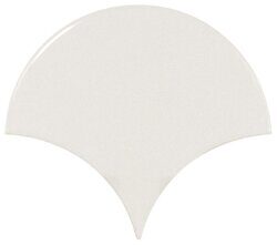 Плитка Fan White 106×120 глянцевая