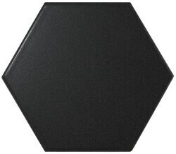 Плитка Hex Black matt 107×125 матовая