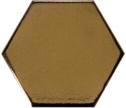 Плитка Hexagon Metallic 107×125 глянцевая