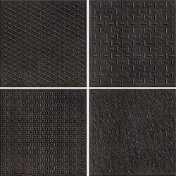 Плитка DSUR37N RM Black (mix8) 375х375 матовый